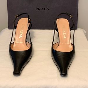 Prada Calzature donna capretto in black
